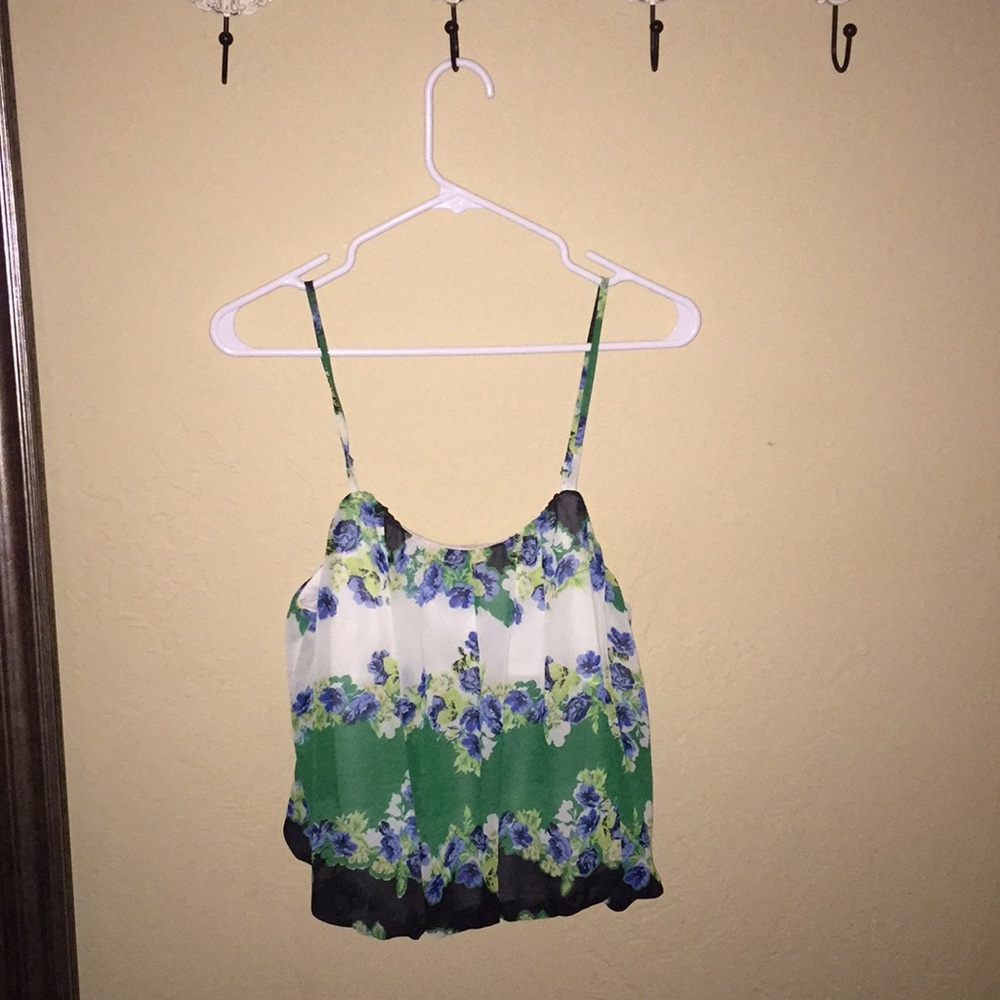 Chelsea and violet spaghetti strap top size M